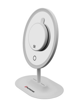Lusterko do makijażu Humanas HS-ML03 z podświetleniem LED – białe
