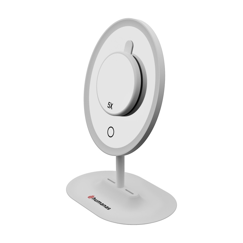 Lusterko do makijażu Humanas HS-ML03 z podświetleniem LED – białe
