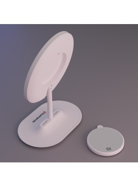 Lusterko do makijażu Humanas HS-ML03 z podświetleniem LED – białe
