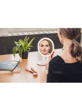 Lusterko do makijażu Humanas HS-ML03 z podświetleniem LED – białe