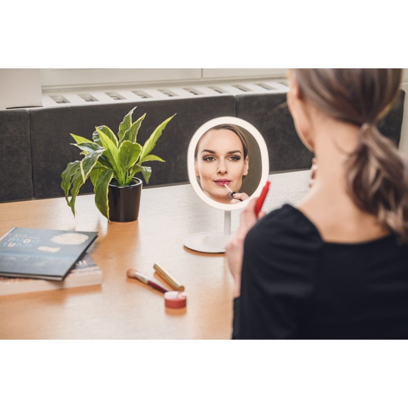 Lusterko do makijażu Humanas HS-ML03 z podświetleniem LED – białe