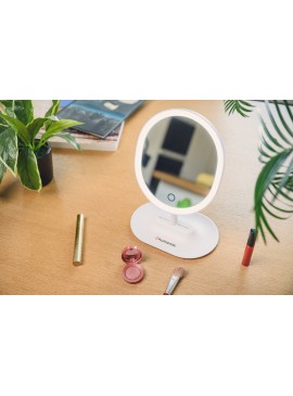 Lusterko do makijażu Humanas HS-ML03 z podświetleniem LED – białe