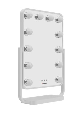 Lustro do makijażu Humanas HS-HM01 z oświetleniem LED – białe