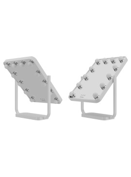 Lustro do makijażu Humanas HS-HM01 z oświetleniem LED – białe