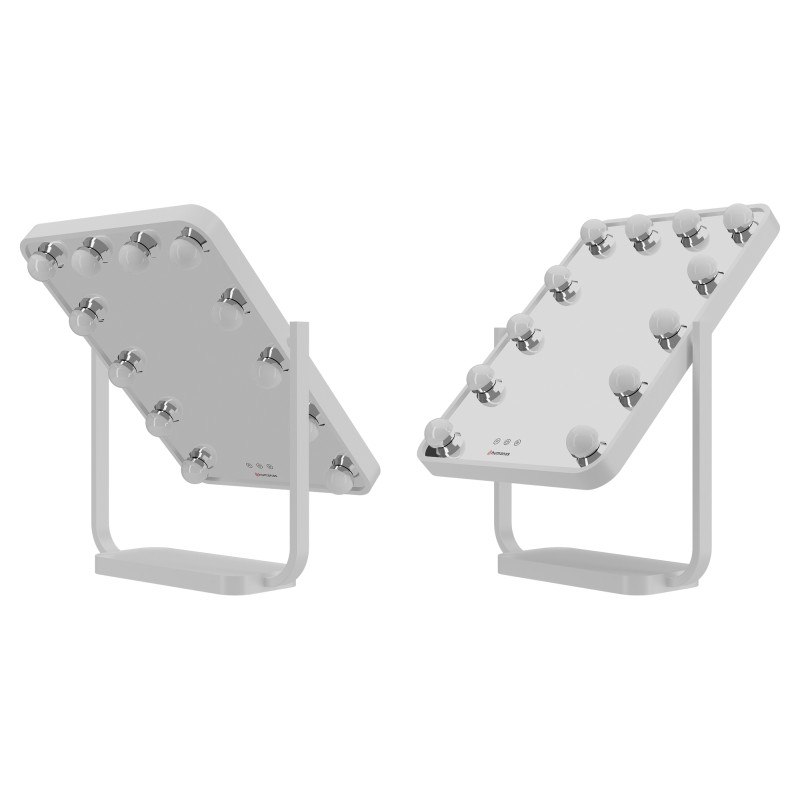 Lustro do makijażu Humanas HS-HM01 z oświetleniem LED – białe