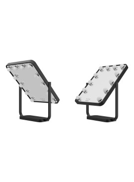 Lustro do makijażu Humanas HS-HM01 z oświetleniem LED – czarne